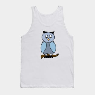Cute Cartoon Owl Tank Top